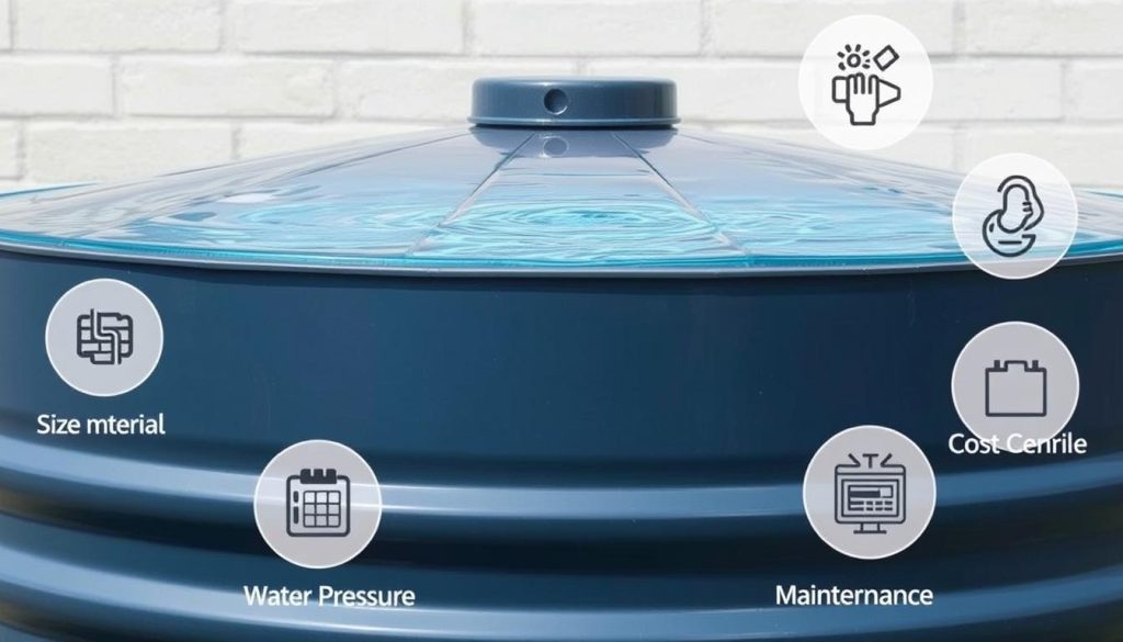 Factors to consider for water tank selection