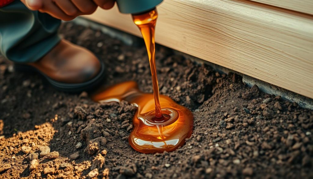 liquid termiticide application liquid termiticide application