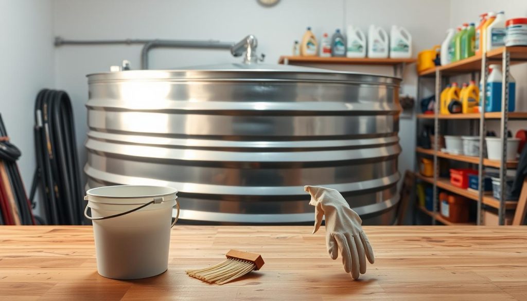 water tank preparation water tank preparation