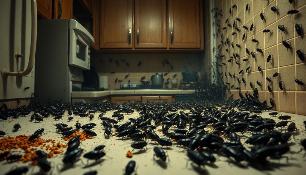 cockroach infestation in kitchen cockroach infestation in kitchen