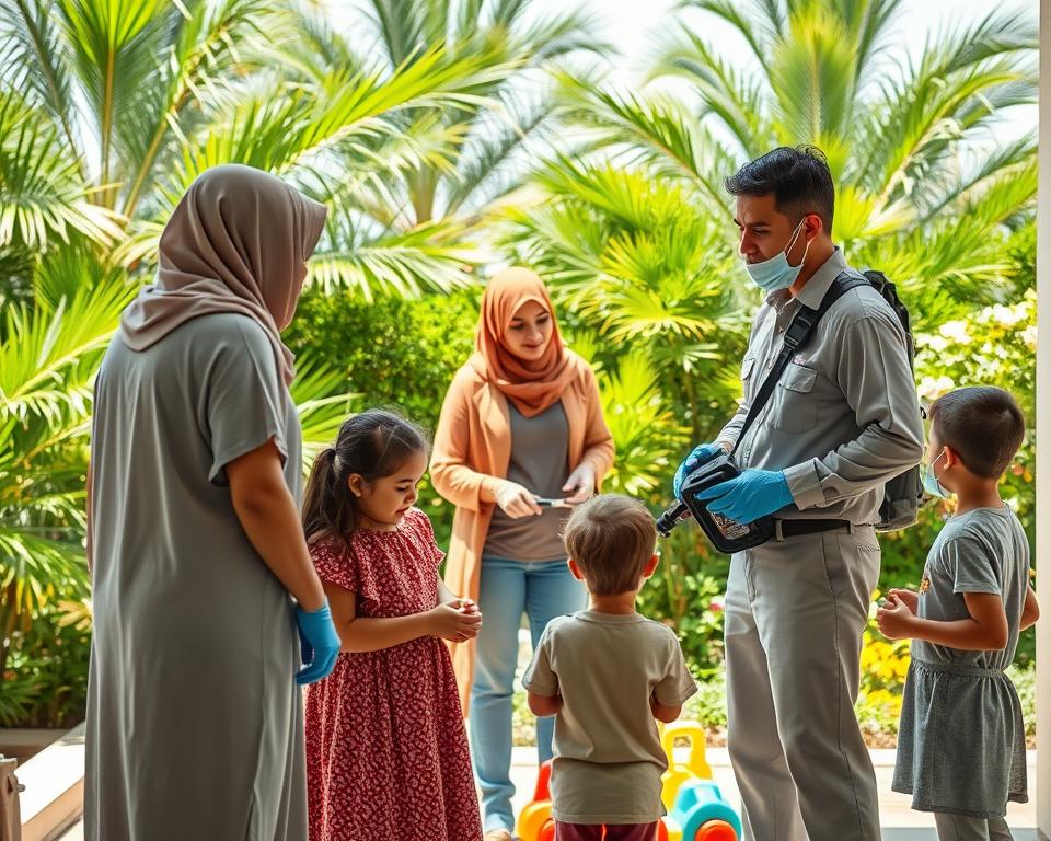 family safety during pest control in Dubai family safety during pest control in Dubai