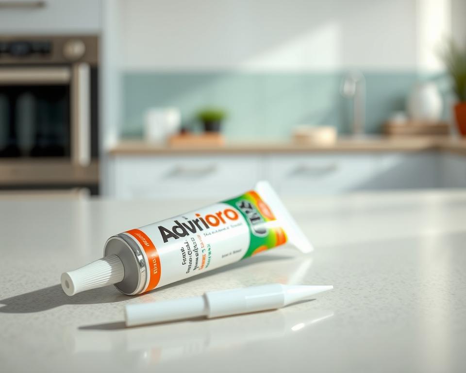A detailed and realistic depiction of an Advion cockroach gel bait tube alongside its applicator. In the foreground, showcase the shiny, branded gel tube with its distinct label, slightly tilted to display its contents. Position the applicator next to the tube, emphasizing its ergonomic design and nozzle for precise application. In the middle ground, use a clean and neutral surface, suggesting a professional pest control environment. In the background, softly blur a few clean household items to indicate a domestic setting. Opt for bright, natural lighting to create a fresh and inviting atmosphere, enhancing the colors and details of the gel packaging. The angle should be eye-level to engage the viewer directly, focusing on the product as an effective pest control solution. A detailed and realistic depiction of an Advion cockroach gel bait tube alongside its applicator. In the foreground, showcase the shiny, branded gel tube with its distinct label, slightly tilted to display its contents. Position the applicator next to the tube, emphasizing its ergonomic design and nozzle for precise application. In the middle ground, use a clean and neutral surface, suggesting a professional pest control environment. In the background, softly blur a few clean household items to indicate a domestic setting. Opt for bright, natural lighting to create a fresh and inviting atmosphere, enhancing the colors and details of the gel packaging. The angle should be eye-level to engage the viewer directly, focusing on the product as an effective pest control solution.