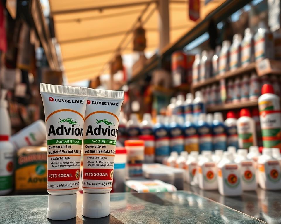 A visually striking scene depicting counterfeit pest control products in a market setting in the UAE. In the foreground, focus on several fake Advion gel tubes, visibly marked with subtle differences in design and packaging compared to authentic versions. In the middle ground, showcase a market stall filled with various pest control products, some clearly counterfeit—with poor-quality graphics and text. The background highlights a bustling market atmosphere, reflecting the vibrant energy of Dubai, with bright sunlight casting sharp shadows. Use a slightly blurred depth of field to emphasize the counterfeit products. The atmosphere is tense yet informative, illustrating the growing problem of counterfeit goods, inviting close examination of the details. A visually striking scene depicting counterfeit pest control products in a market setting in the UAE. In the foreground, focus on several fake Advion gel tubes, visibly marked with subtle differences in design and packaging compared to authentic versions. In the middle ground, showcase a market stall filled with various pest control products, some clearly counterfeit—with poor-quality graphics and text. The background highlights a bustling market atmosphere, reflecting the vibrant energy of Dubai, with bright sunlight casting sharp shadows. Use a slightly blurred depth of field to emphasize the counterfeit products. The atmosphere is tense yet informative, illustrating the growing problem of counterfeit goods, inviting close examination of the details.