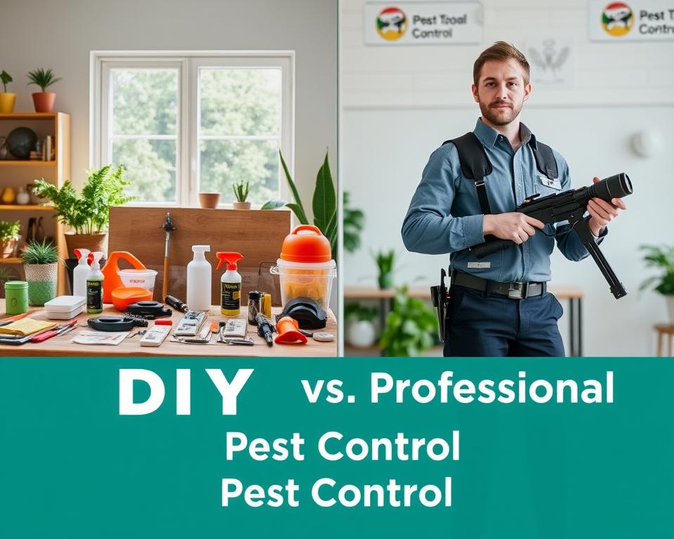 DIY vs professional pest control comparison chart DIY vs professional pest control comparison chart