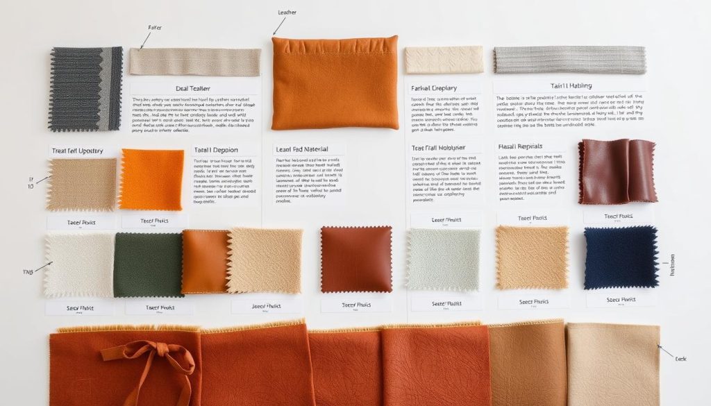 Upholstery material identification guide Upholstery material identification guide